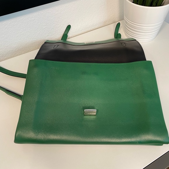 RARE PRADA Runway/AD 2014 Vitello Lux Calf Shoulder/Crossbody Bag COA - Picture 17 of 17